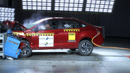 Novo Virtus é o primeiro brasileiro a receber nota máxima em segurança veicular Novo Virtus