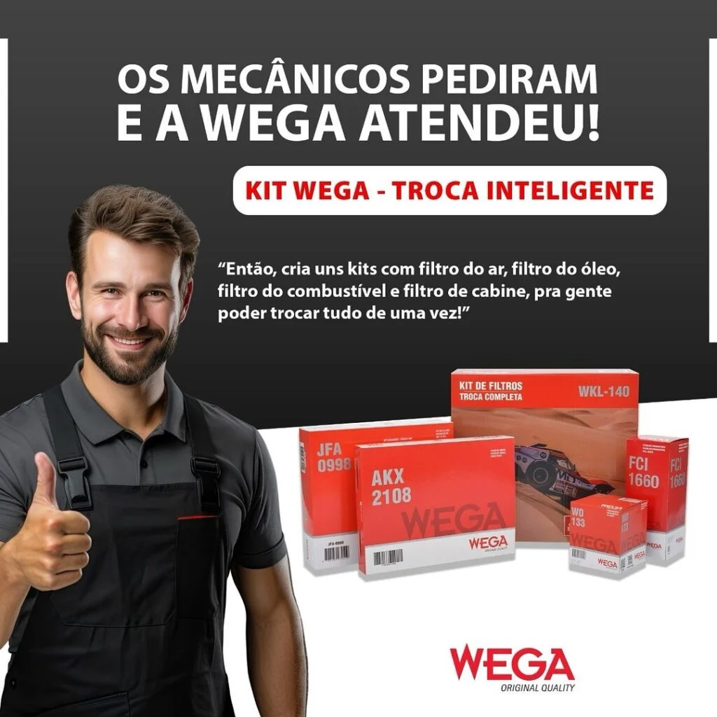 Kits da Wega Motors chegam para facilitar a vida de proprietários e mecânicos.