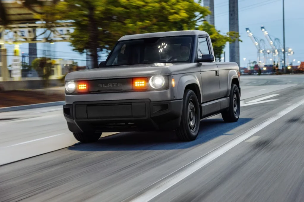 Slate Truck Revela Preço Agressivo de Us$ 24.950, Pressionando o Mercado de Picapes Elétricas Acessíveis