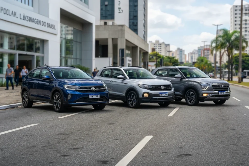 A mais recente atualização do ranking de SUVs mais vendidos no Brasil carroemercado